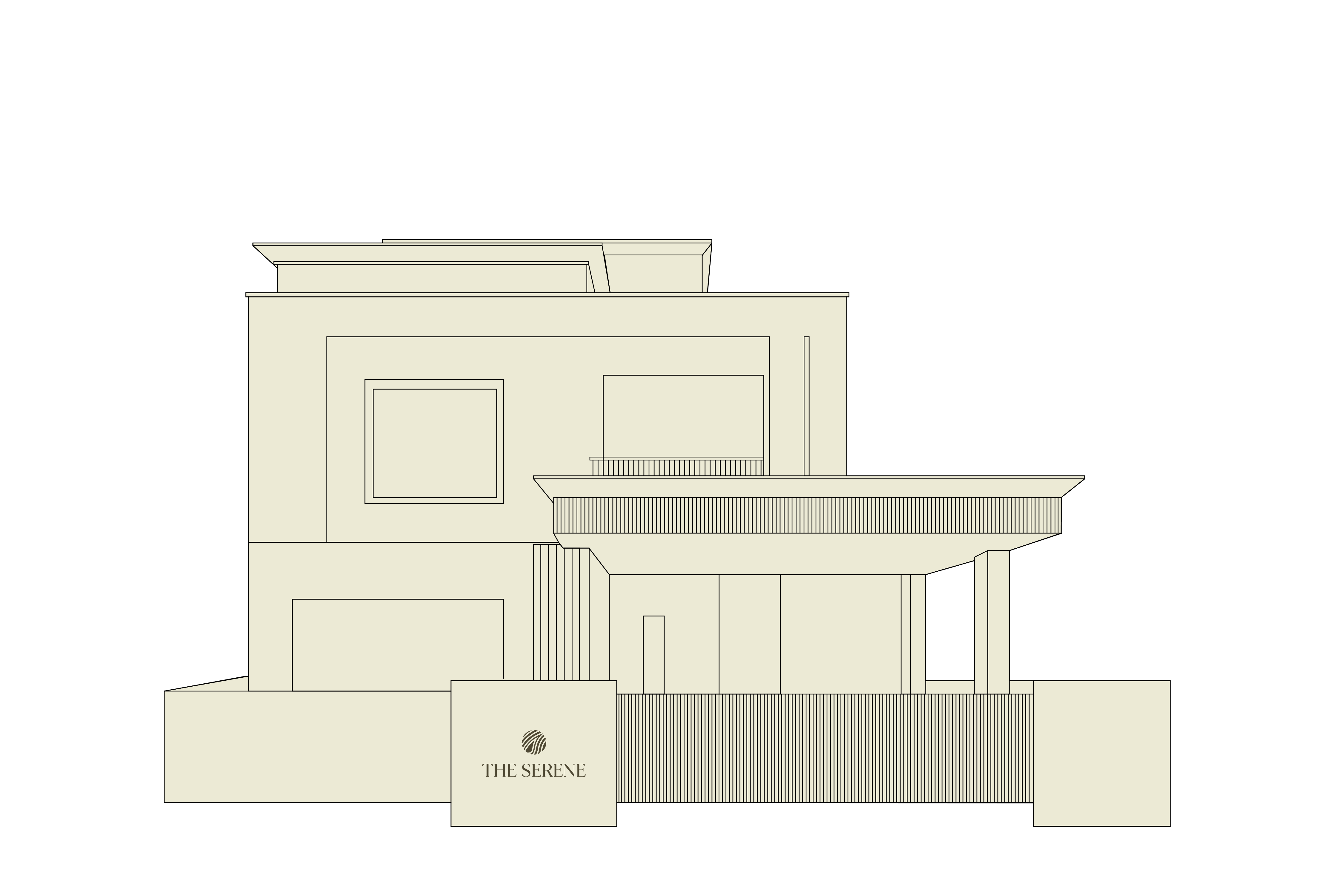 The Serene – architectural drawing
